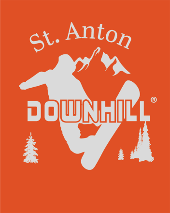 Downhill Hoodie "St.Anton"